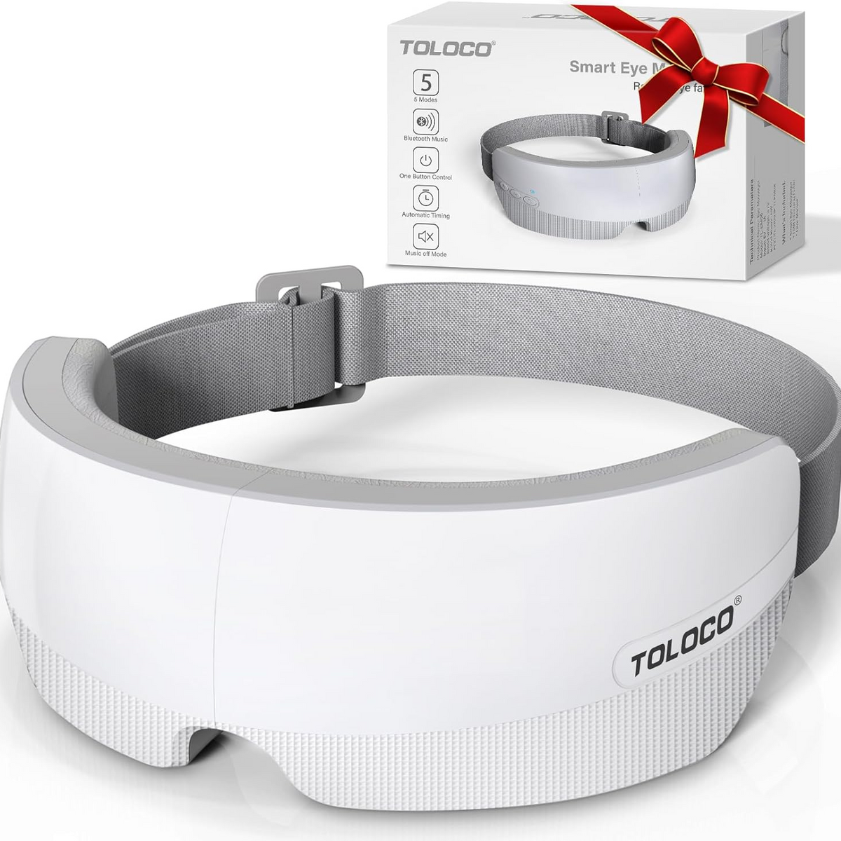 TOLOCO Eye Massager with Heat, Heated Eye Mask with